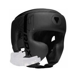 Боксерський шолом RDX F6 Kara Matte Black S (HGR-F6MB-S)