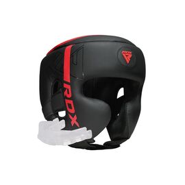 Боксерський шолом RDX F6 Kara Matte Red S (HGR-F6MR-S)