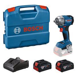 Гайковерт Bosch GDS 18V-350 18 V, 2 x 4 Ah, do 3400 obr./min, 85/200/350 Nm, kwadrat 1/2", walizka 1,1 kg (0.601.9M5.021)