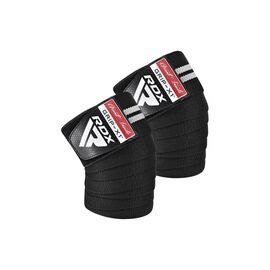 Бинт для спорта RDX KR11 Gym Knee Wrap Black/White (WAH-KR11BW)