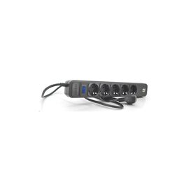 Сетевой фильтр питания Merlion 5 розеток, 1,8 м + 2*USB (B518U)