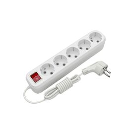 Сетевой удлинитель Electrum C-ES-1815 5.0m, 5 роз, white (C-ES-1815)