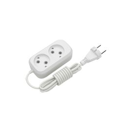 Сетевой удлинитель Electrum C-ES-1783 3.0m, 2 роз, white (C-ES-1783)