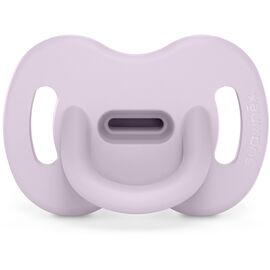 Пустышка Suavinex Colour Essence силіконова фізіологічна, 0-6 місяців, світло-фіолетова (308604)