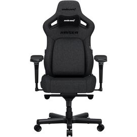 Крісло ігрове Anda Seat Kaiser 4 Linen Fabric Size L Dark Gray (AD12YDDC-L-20-GB-CF)