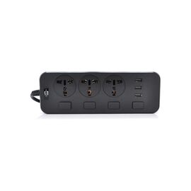 Сетевой фильтр питания Voltronic TВ-Т14, 3роз, 3*USB Black (ТВ-Т14-Black)