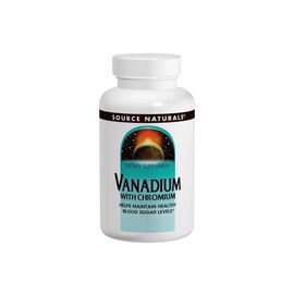 Минералы Source Naturals Ванадий с Хромом, 90 таблеток (SNS-01835)