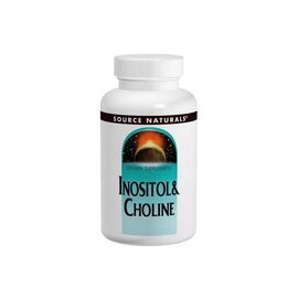 Вітамінно-мінеральний комплекс Source Naturals Інозитол (В8) & Холін (В4), 800 мг, 100 таблеток (SNS-00492)