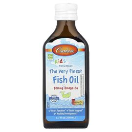 Жирные кислоты Carlson Норвежский рыбий жир для детей, вкус персика, 800 мг, Kid''s N (CAR-19430)