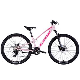 Велосипед Leon 26" SUPER JUNIOR DD рама-13" AL 2025 рожевий з малиновим (OPS-LN-26-106)