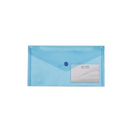 Папка - конверт Buromax DL (240x130мм) TRAVEL, blue (BM.3938-02)