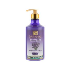 Гель для душа Health and Beauty Увлажняющий крем Лаванда 780 мл (7290014043725)