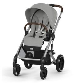 Коляска Cybex Balios S Lux SLV Stone Grey (з бампером) (524001179)