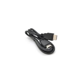 Кабель мультимедійний HDMI M to HDMI M 1.0m V1.4 black Merlion (YT-HDMI(M)/(M)HSP-1m)