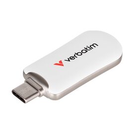 USB флеш накопичувач Verbatim 256GB Plectra White USB-C (30230)