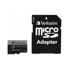 Карта памяти Verbatim 256GB microSDXC class 10 UHS-III PRO (47045)