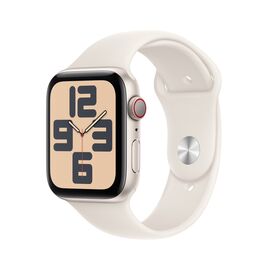 Смарт-часы Apple Watch SE GPS + Cellular 40mm Starlight Aluminium Case with Starlight Sport Band - S/M (MXGJ3QH/A)