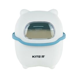 Кошик для паперів Kite Настільний контейнер для сміття, біло-блакитний (K24-009-6)