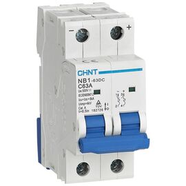 Автоматический выключатель CHINT NB1-63DC 2P C16 DC500V