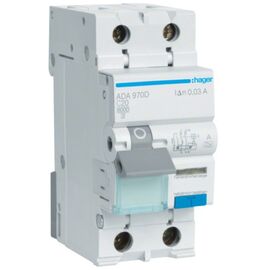 Дифференциальный автоматический выключатель Hager 1-п.+N 20A C 30mA (6kA) A (A) (ADA970D)