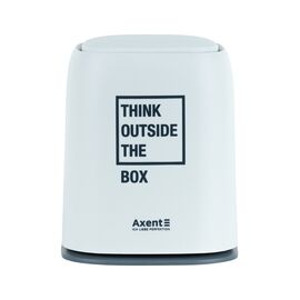 Корзина для бумаг Axent Настольный мусорный контейнер, прямоугольный, белый (2133-21-A)