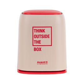 Корзина для бумаг Axent Настольный мусорный контейнер, прямоугольный, персиковый (2133-42-A)
