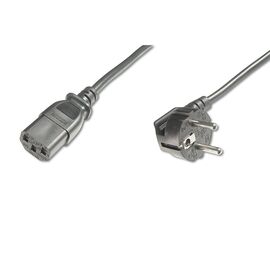 Кабель питания C13 0.75m 0.75mm black Digitus (AK-440109-008-S)