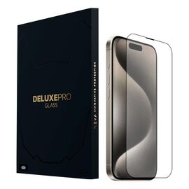 Стекло защитное iLera DeLuxe Original Glass iPhone 15 Pro Max (ILFCDL15PRMX)