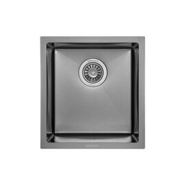 Мойка кухонная GRANADO Under top mini STEEL S201 black (GS10201B)