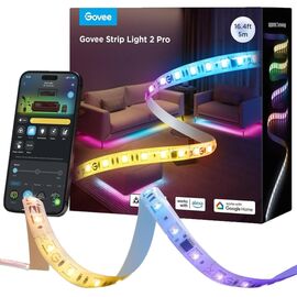 Светодиодная лента Govee H61F5 2 Pro, 5.0m, RGBWWIC, WI-FI/Bluetooth, white (H61F53D1)
