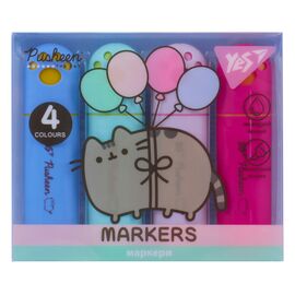Набор маркеров Yes текстовый Pusheen 4 шт (391106)