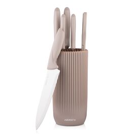 Набор ножей Ardesto Gemini 7 предметів, бежевий (AR2107KH)