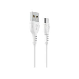 Дата кабель USB 2.0 AM to Micro 5P 1.0m 2.4A black BOROFONE (6931474743916)
