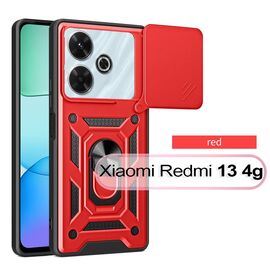 Чохол до мобільного телефона BeCover Military Xiaomi Redmi 13 Red (711554)