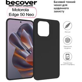 Чохол до мобільного телефона BeCover Motorola Edge 50 Neo Black (712744)