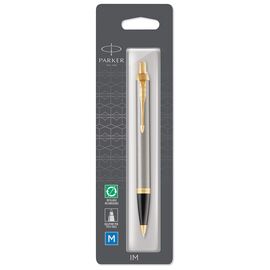 Ручка шариковая Parker IM 17 Brushed Metal GT BP блистер (22 236)