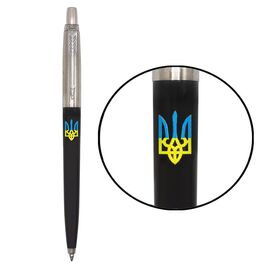 Ручка шариковая Parker JOTTER 17 Originals UKRAINE Black CT BP Трезубец син-желтый (15632_T0016u)