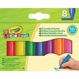 Олівці кольорові Crayola Mini Kids великі воскові для малюків, 8 шт (81-0080)