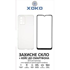 Чохол до мобільного телефона XoKo Ultra Thin Air + Glass Full Cover Ultra-Thin Realme C11 (2021) Black (XK-CS-ULT-RL-C11)
