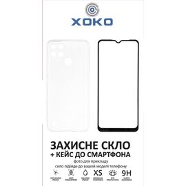 Чохол до мобільного телефона XoKo Ultra Thin Proof + Glass Full Cover Ultra-Thin iPhone 15 Pro Black (XK-CS-ULT-AP-IP15Pr)