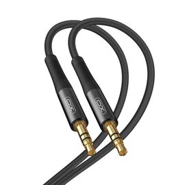Кабель мультимедійний 3.5mm M to 3.5mm M 1.0m black XO (NBR175A-BK)