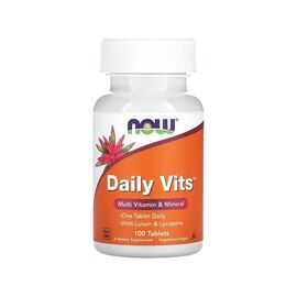 Вітамінно-мінеральний комплекс Now Foods Мультивітаміни та мінерали, Daily Vits, Multi Vitamin & Mineral, 100 табл (NF3770)