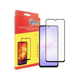 Стекло защитное Dengos Full Glue Samsung Galaxy A07 Black (TGFG-406)