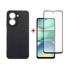 Чехол для мобильного телефона Dengos Xiaomi Redmi A5 Case Carbon + Glass (Black) (DG-KM-152)