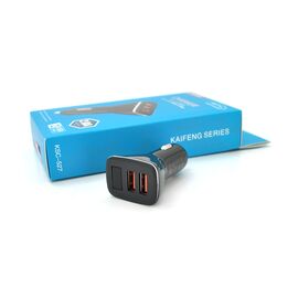 Зарядний пристрій iKAKU KSC-527 2xUSB 5V 2.8A Black (KSC-527 KAIFENG)