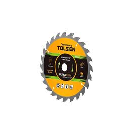 Диск пильный Tolsen с ТВС напайками по дереву 165х24Т*20мм Ultra тонкий (76424)
