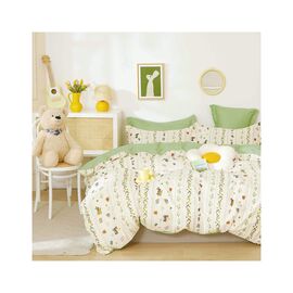 Постільна білизна Home Line Сатин Твіл Зайченята полуторний (176078)