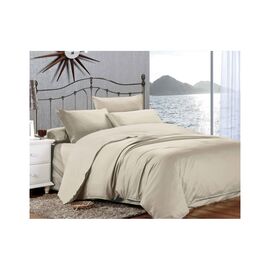 Постільна білизна Home Line Сатин Люкс (бежевий) сімейний (155267)