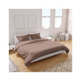 Постельное белье Home Line Сатин Твил (коричневый) семейный (182752)