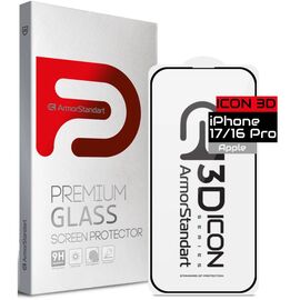 Стекло защитное Armorstandart Icon 3D Apple iPhone 17 / 16 Pro (ARM86213)